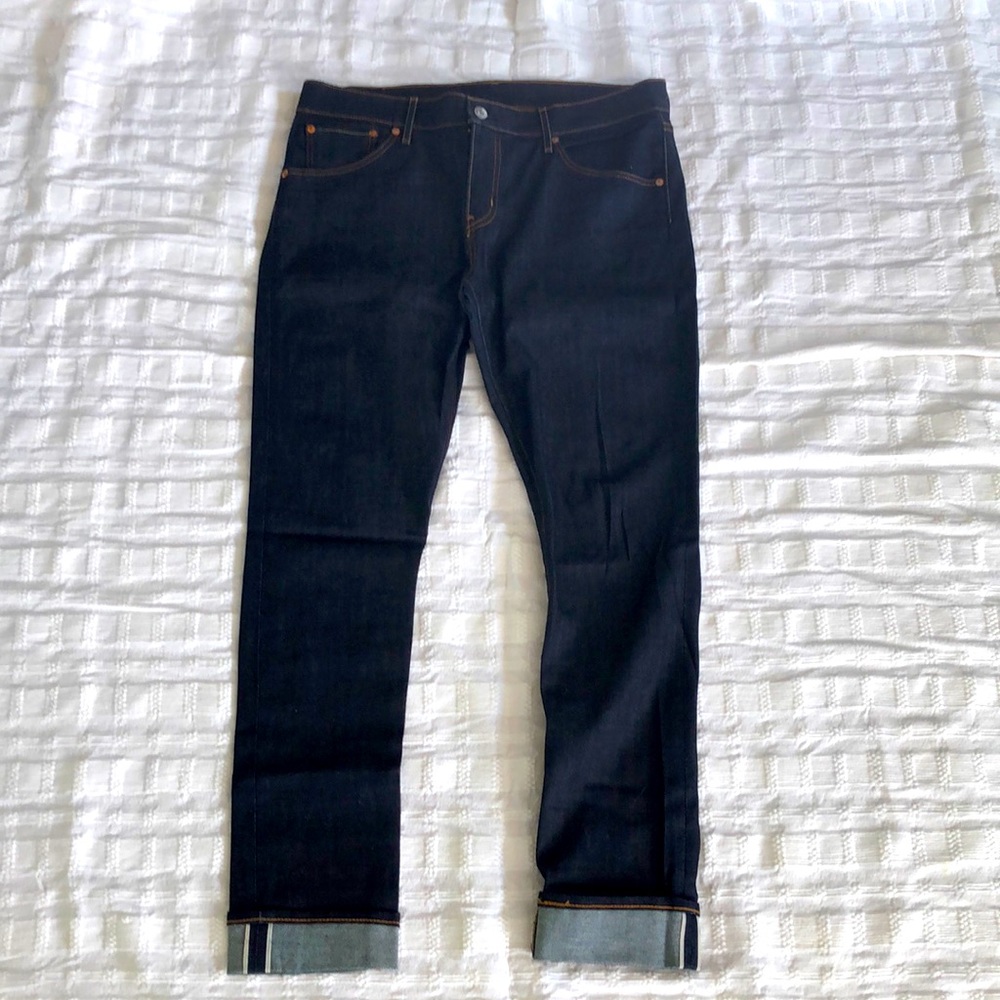 Levi’s White Cone Denim Slim Jeans